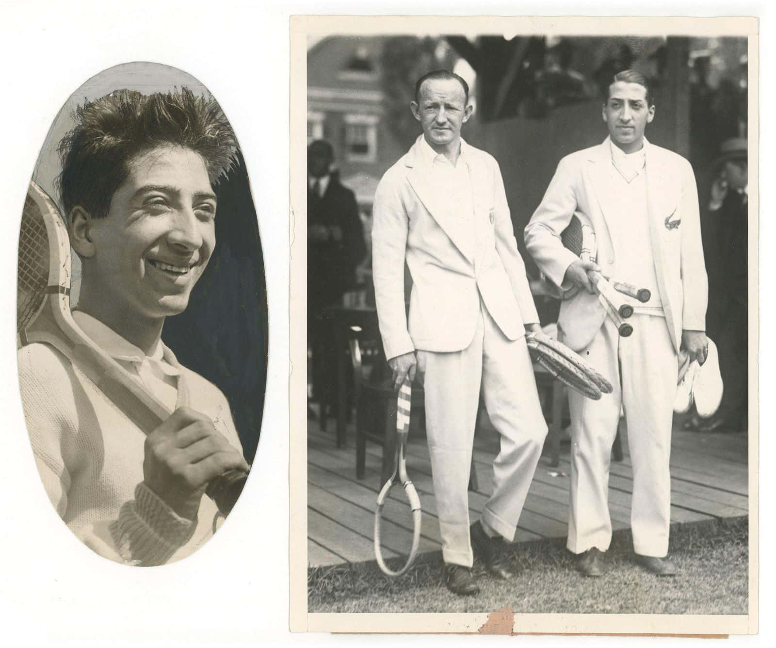 Standing With Companion René Lacoste Wallpaper