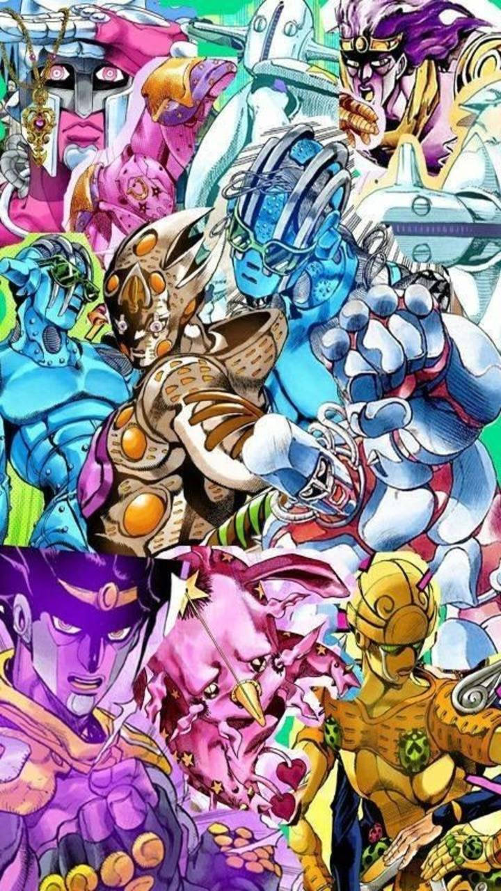Stands Characters Of Jojo Background