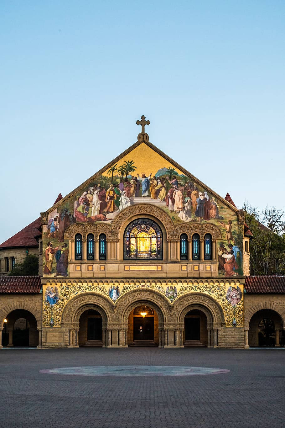 Stanford University Kirke Til Telefon Wallpaper