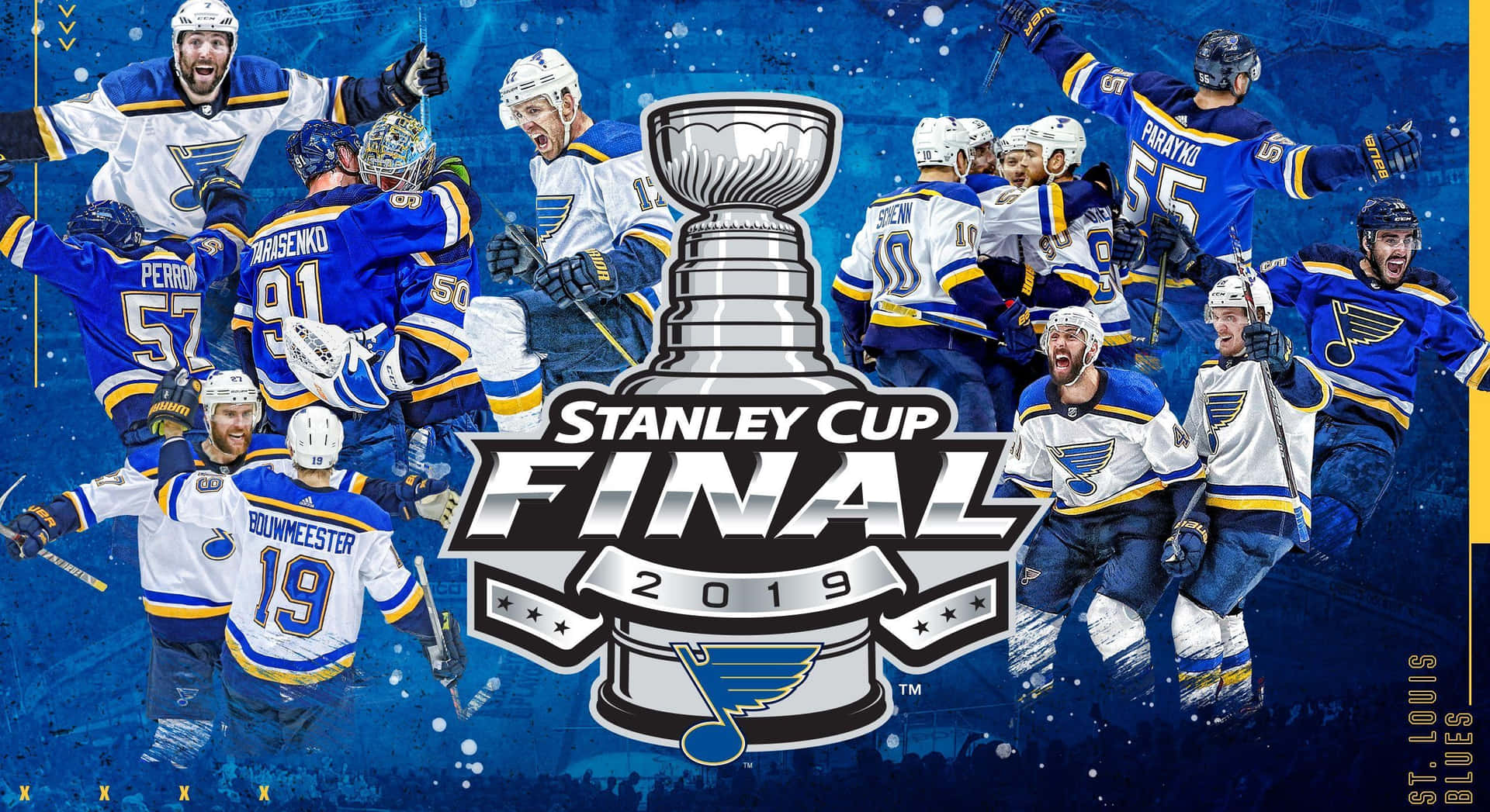 Stanley Cup Final2019 St Louis Blues Celebration Wallpaper