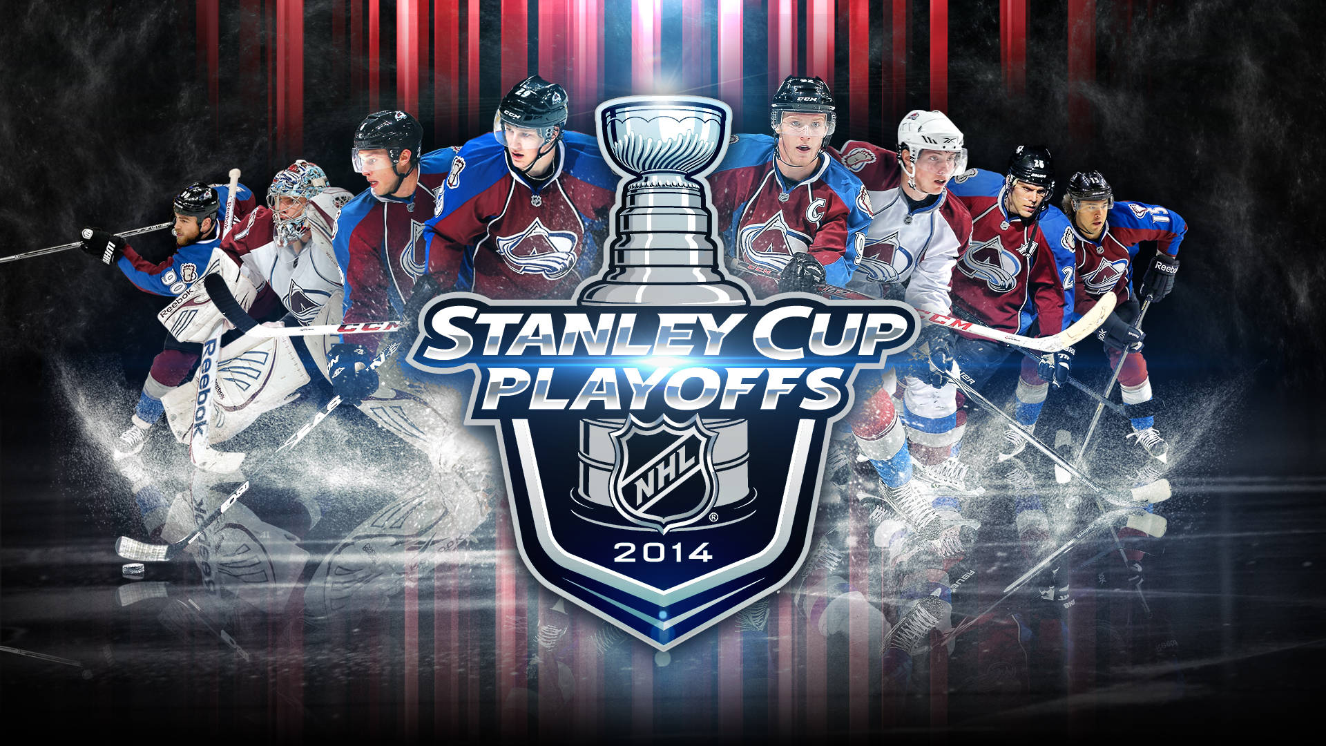 Losplayoffs De La Stanley Cup 2014 De Nathan Mackinnon. Fondo de pantalla