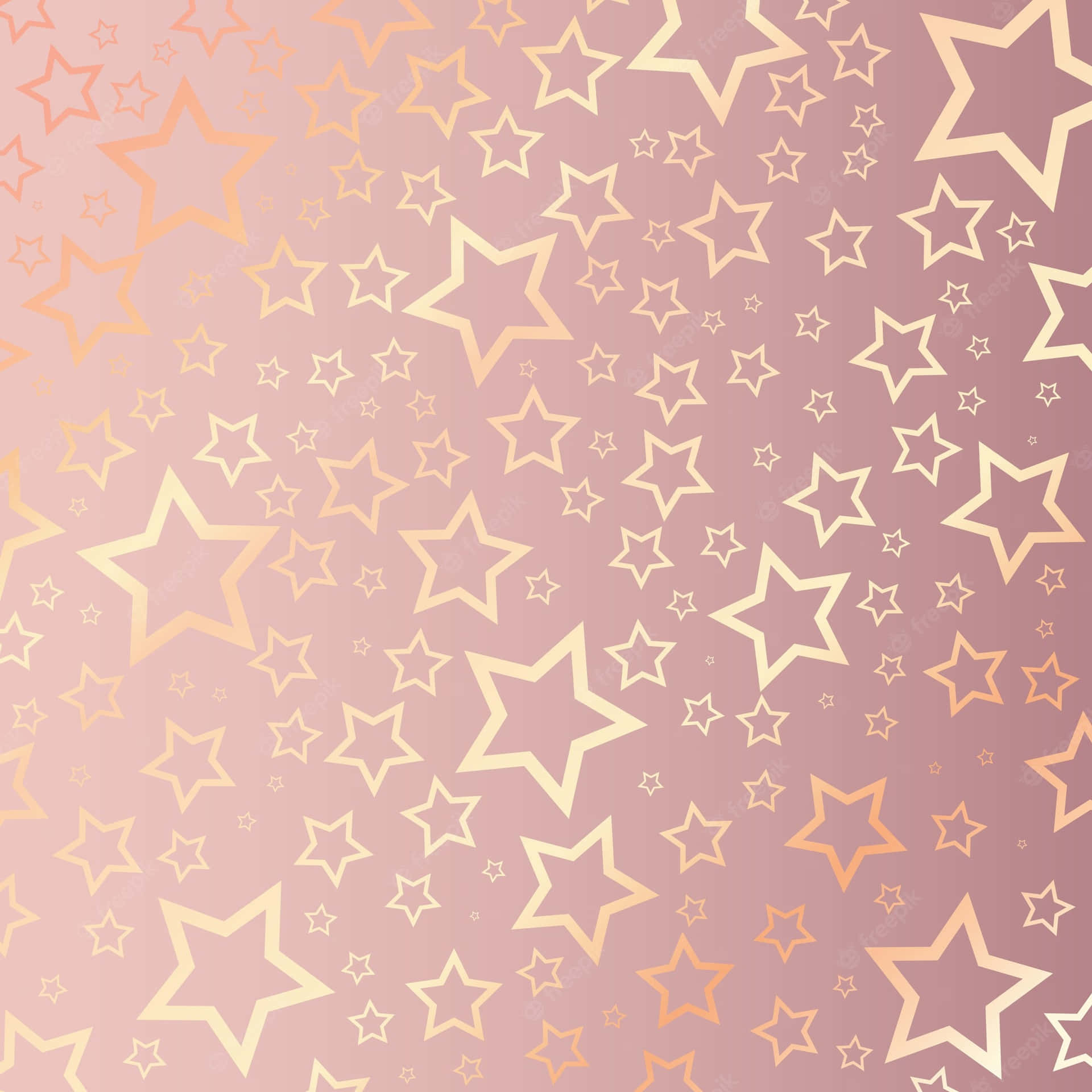 a pink and orange star background