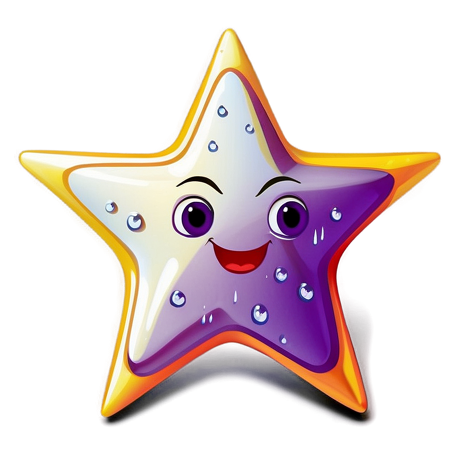 Star Cartoon Transparent Png 05252024 PNG