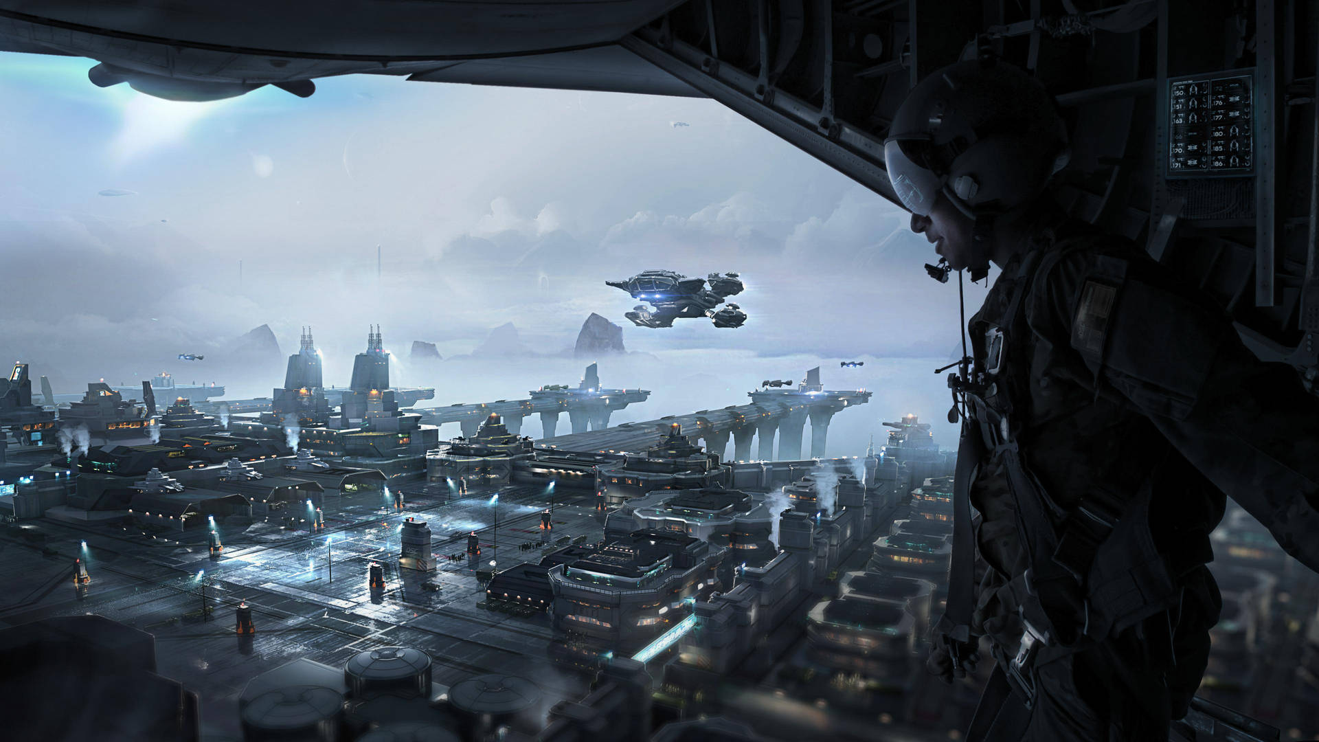 Download wallpaper Star Citizen, space ship, Carrack, section games in  resolution 2560x1440