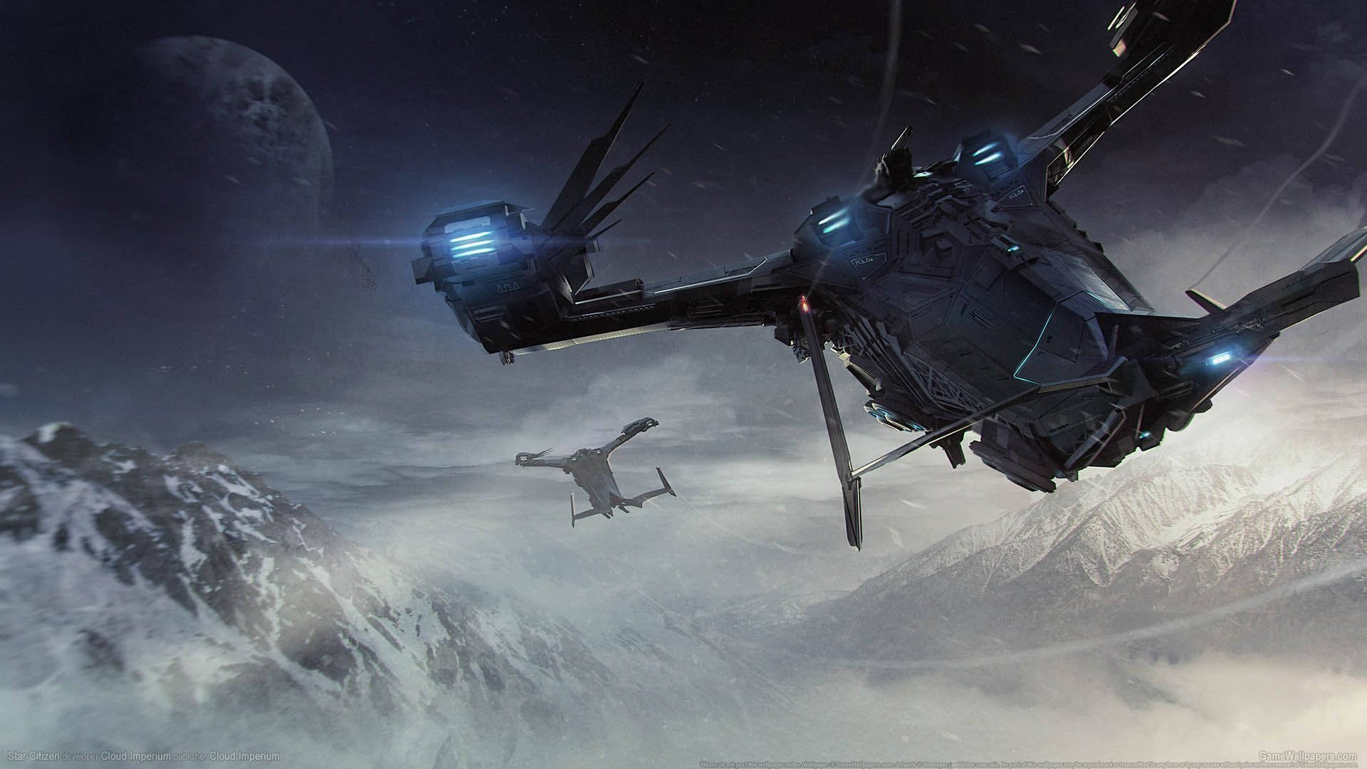 Download wallpaper Star Citizen, space ship, Carrack, section games in  resolution 2560x1440