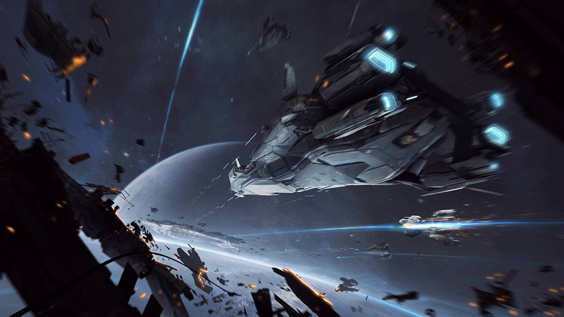 Star Citizen Spaceship Live Wallpaper