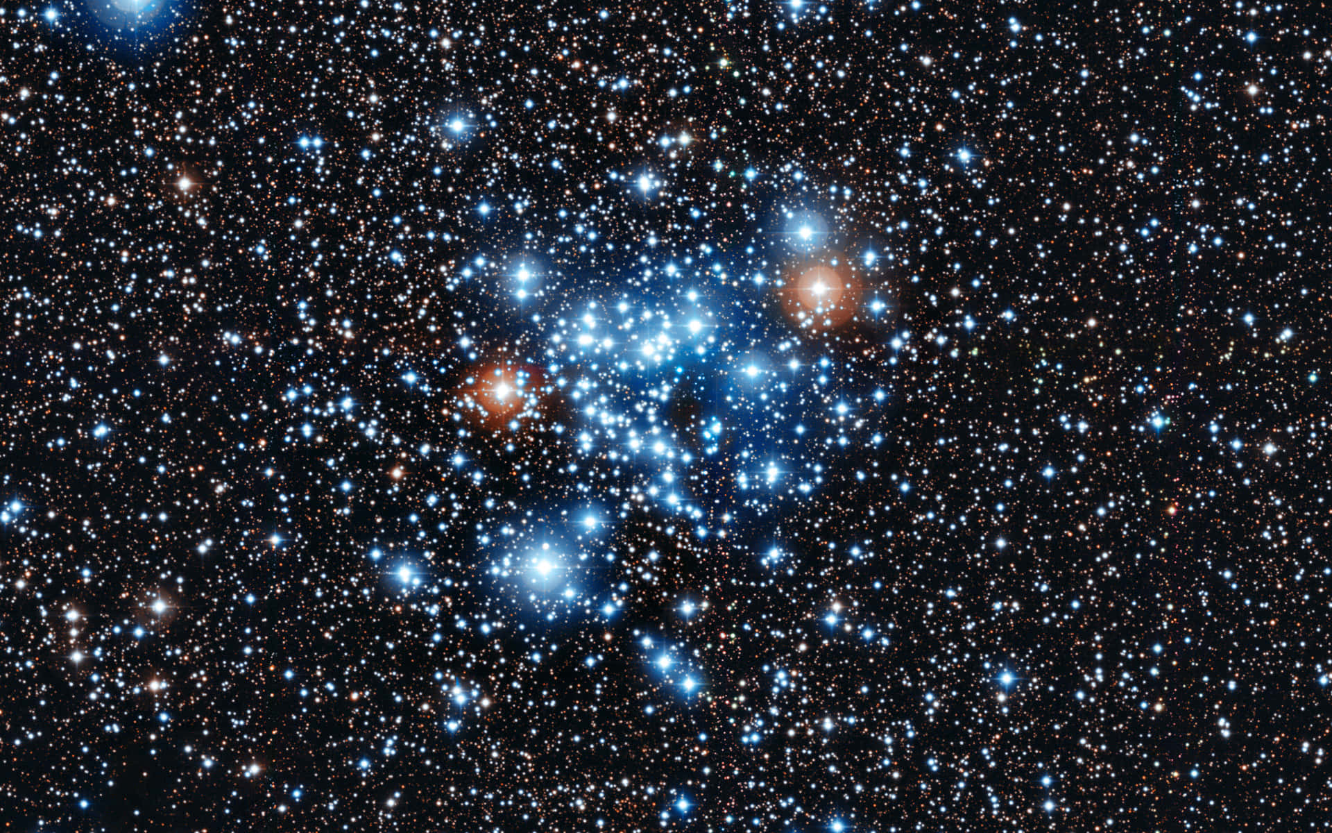 Caption: Stunning Star Cluster Illuminating the Universe Wallpaper