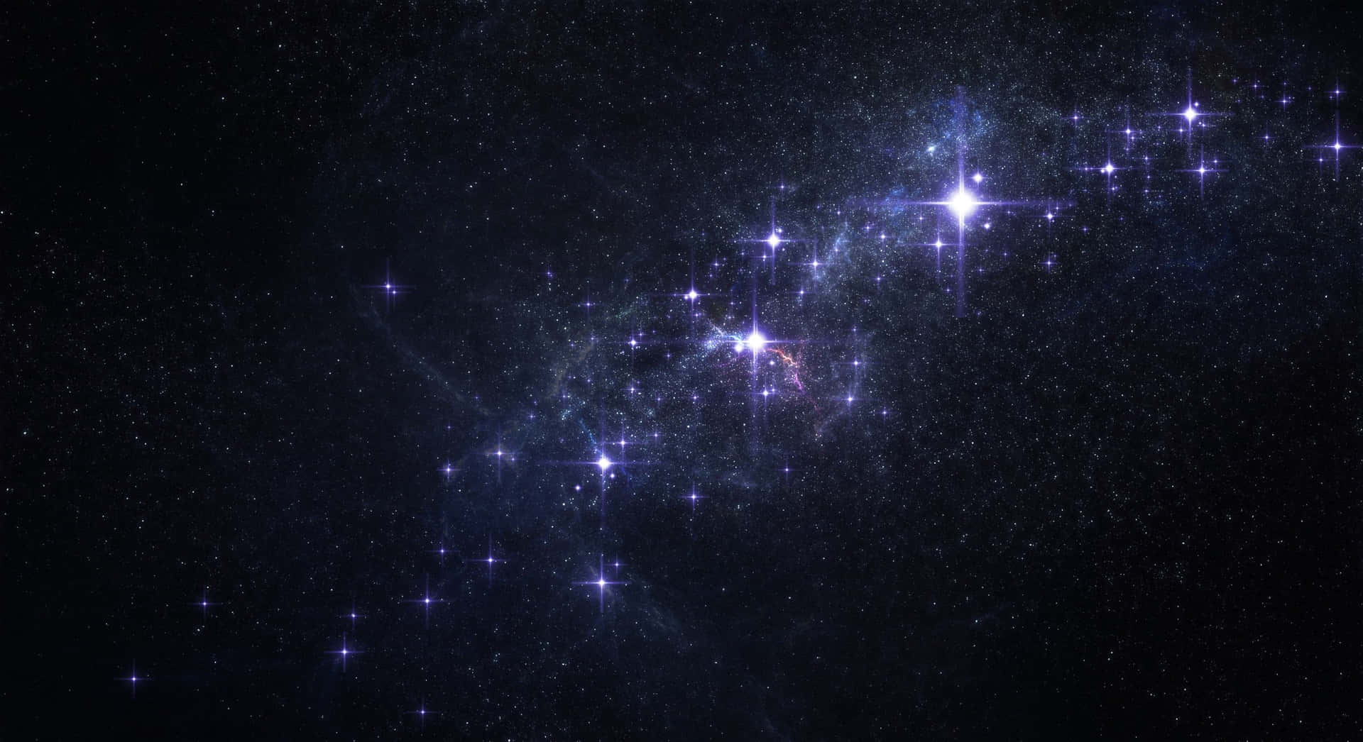 Mesmerizing Star Cluster in the Depths of Space Wallpaper