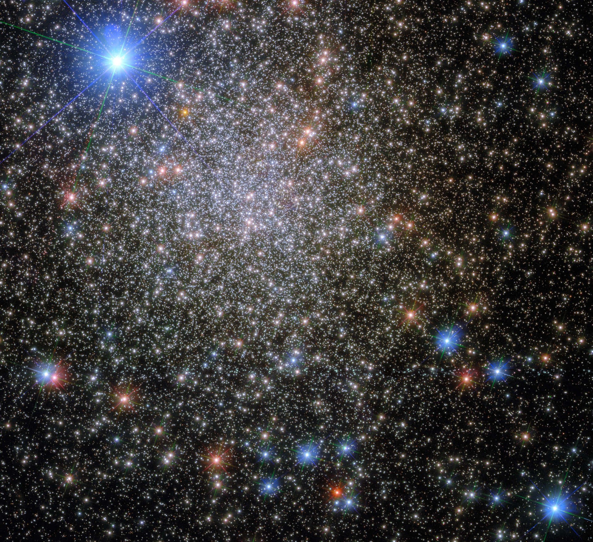 Stunning View of Star Cluster Wallpaper