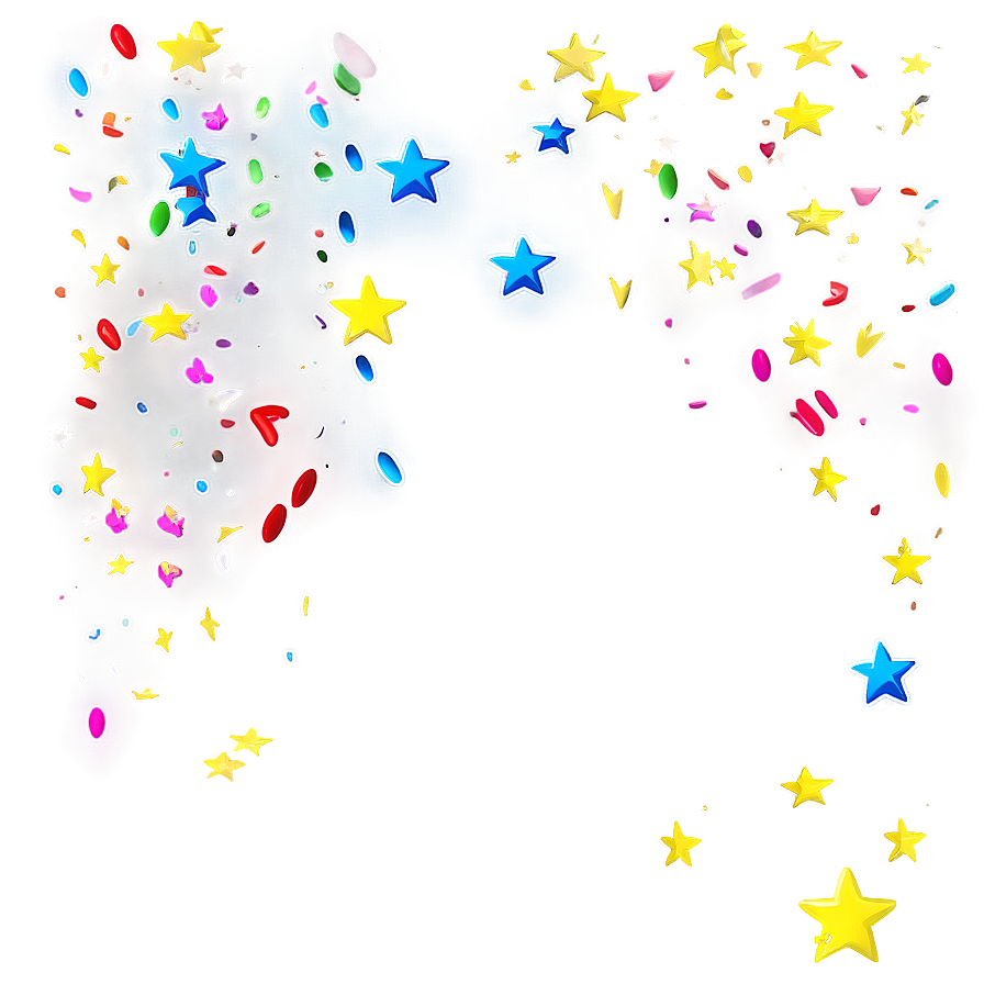 Star Confetti Png 04292024 PNG