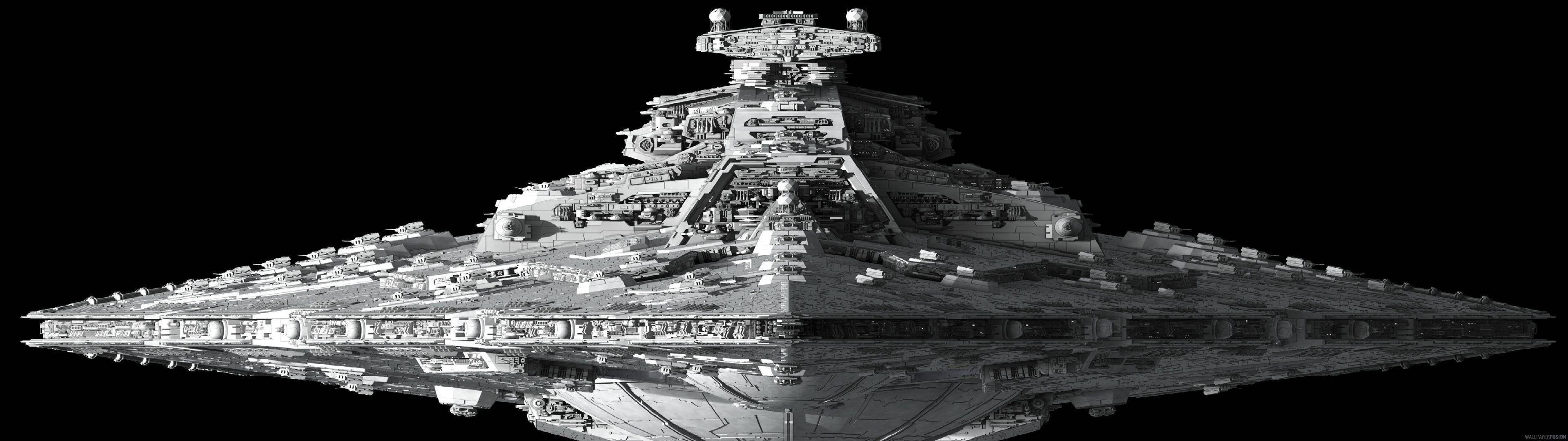 Star Destroyer Dual Monitor Picture