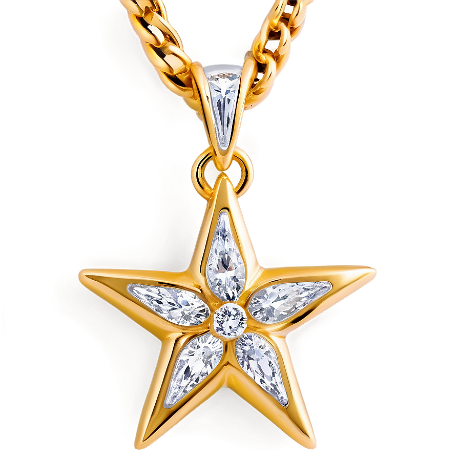Star Diamond Necklace Png 80 PNG