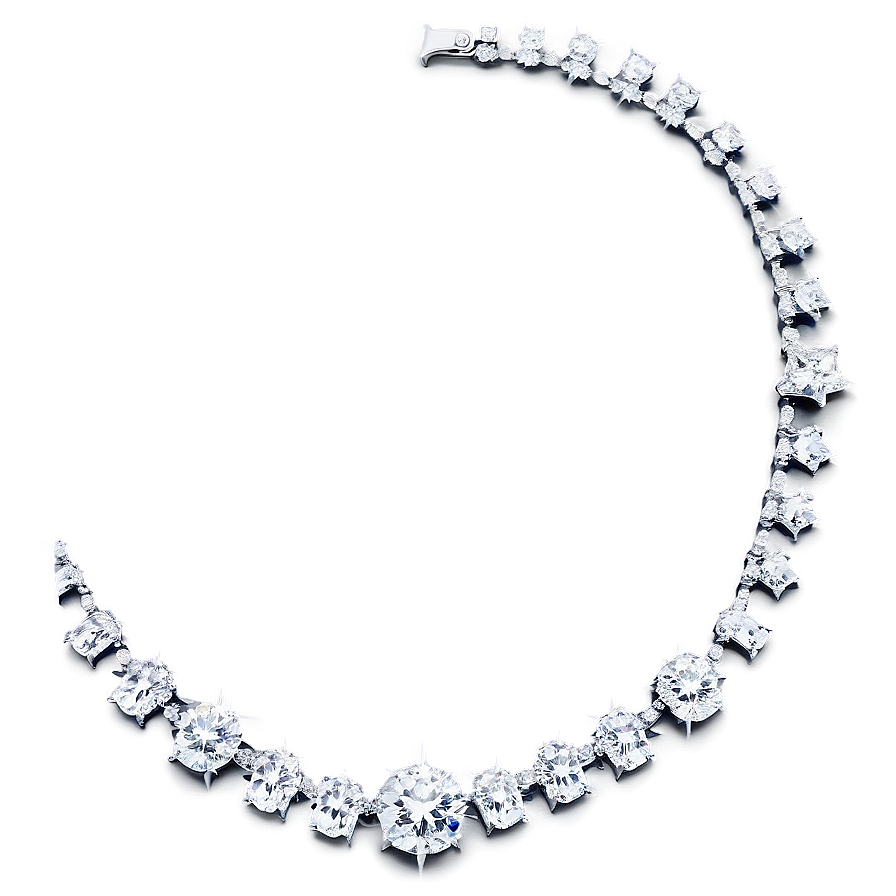 Star Diamond Necklace Png Vxr33 PNG