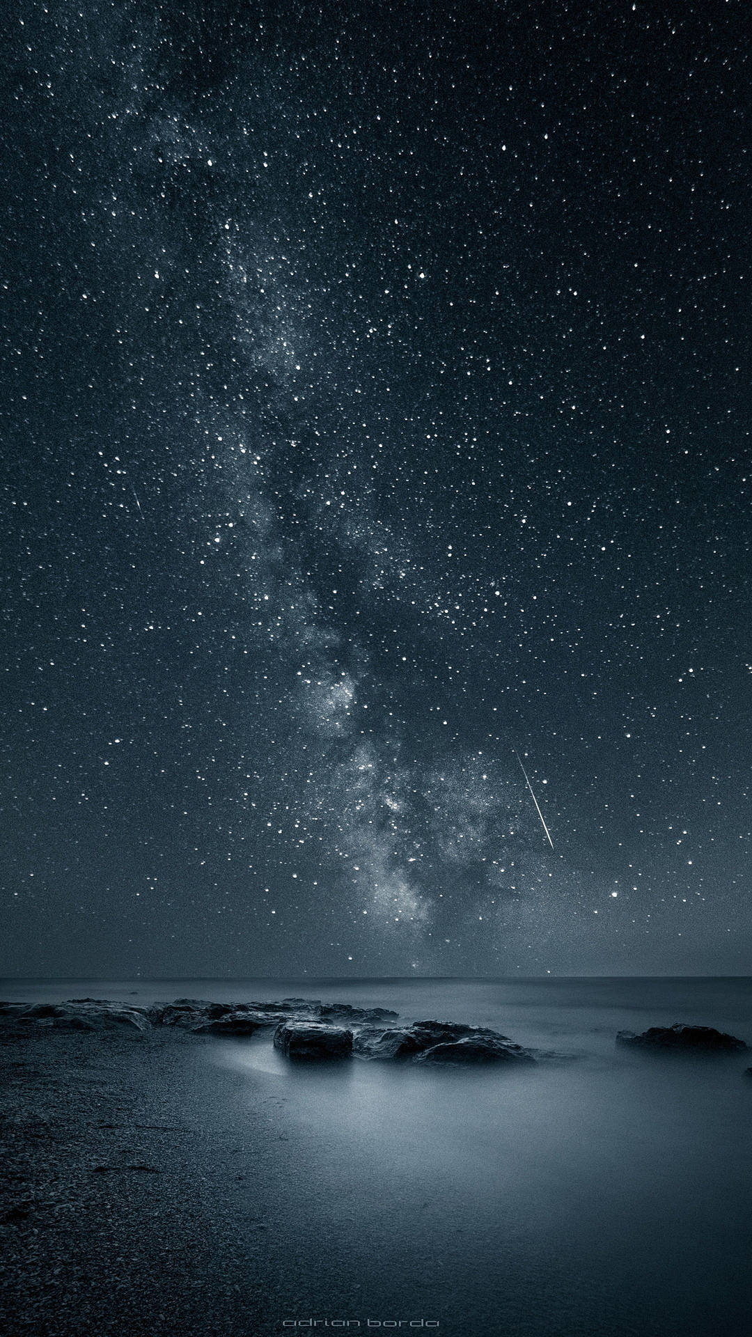 Sterneaufgefüllter Himmel Iphone 8 Live Wallpaper
