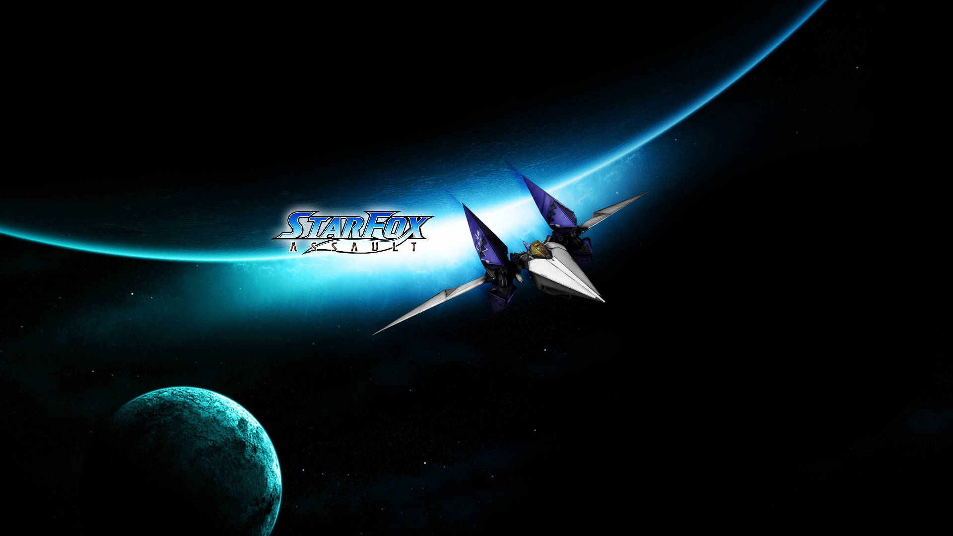 Star Fox Assault Battleship In Space Wallpaper