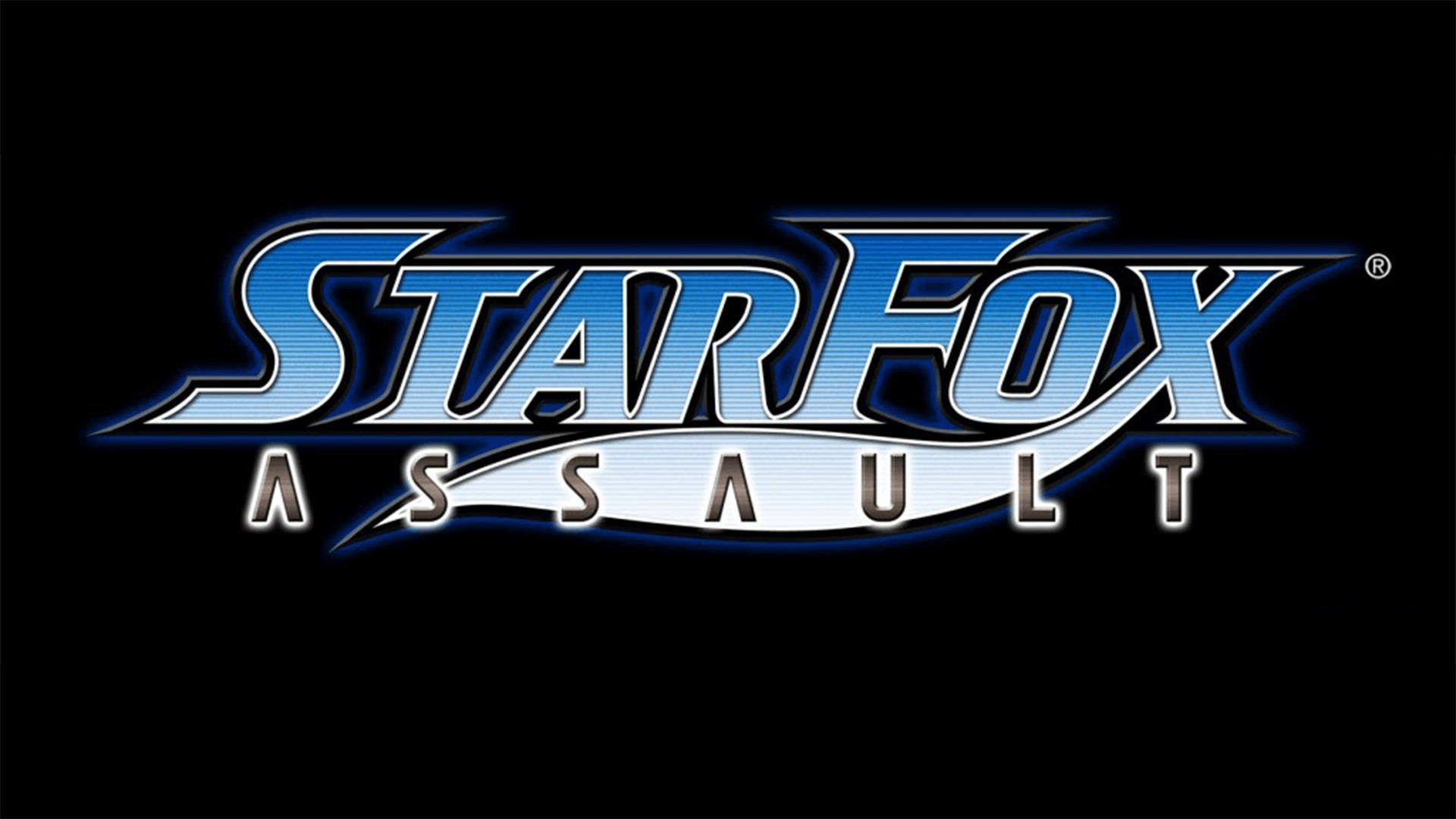 Starfox Assault Silbernes Logo Wallpaper
