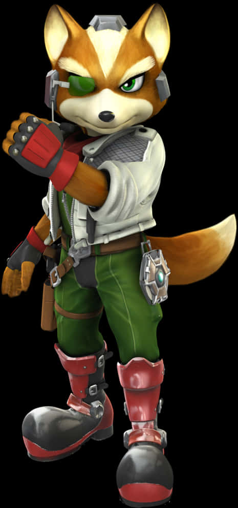 Star Fox Character Pose PNG