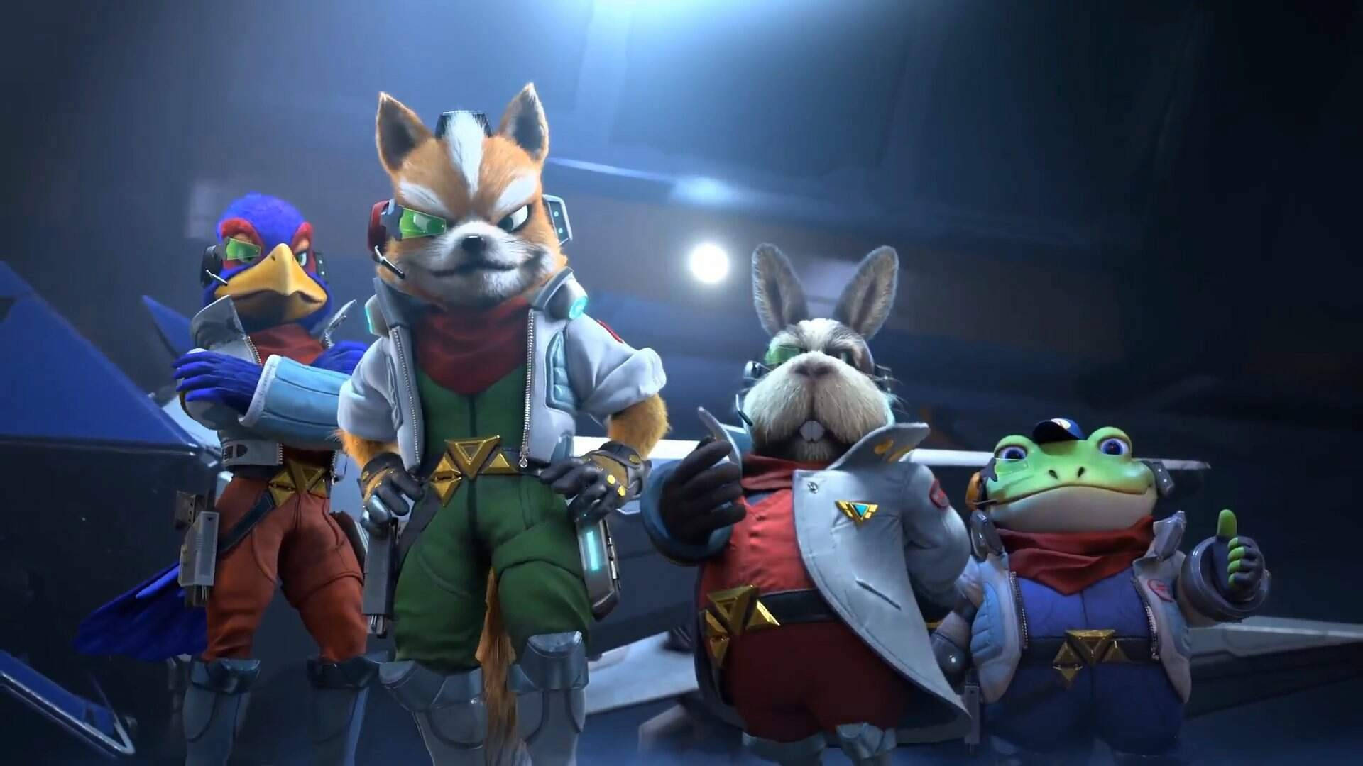 Star Fox Characters In 3d Gameplay Wallpaper