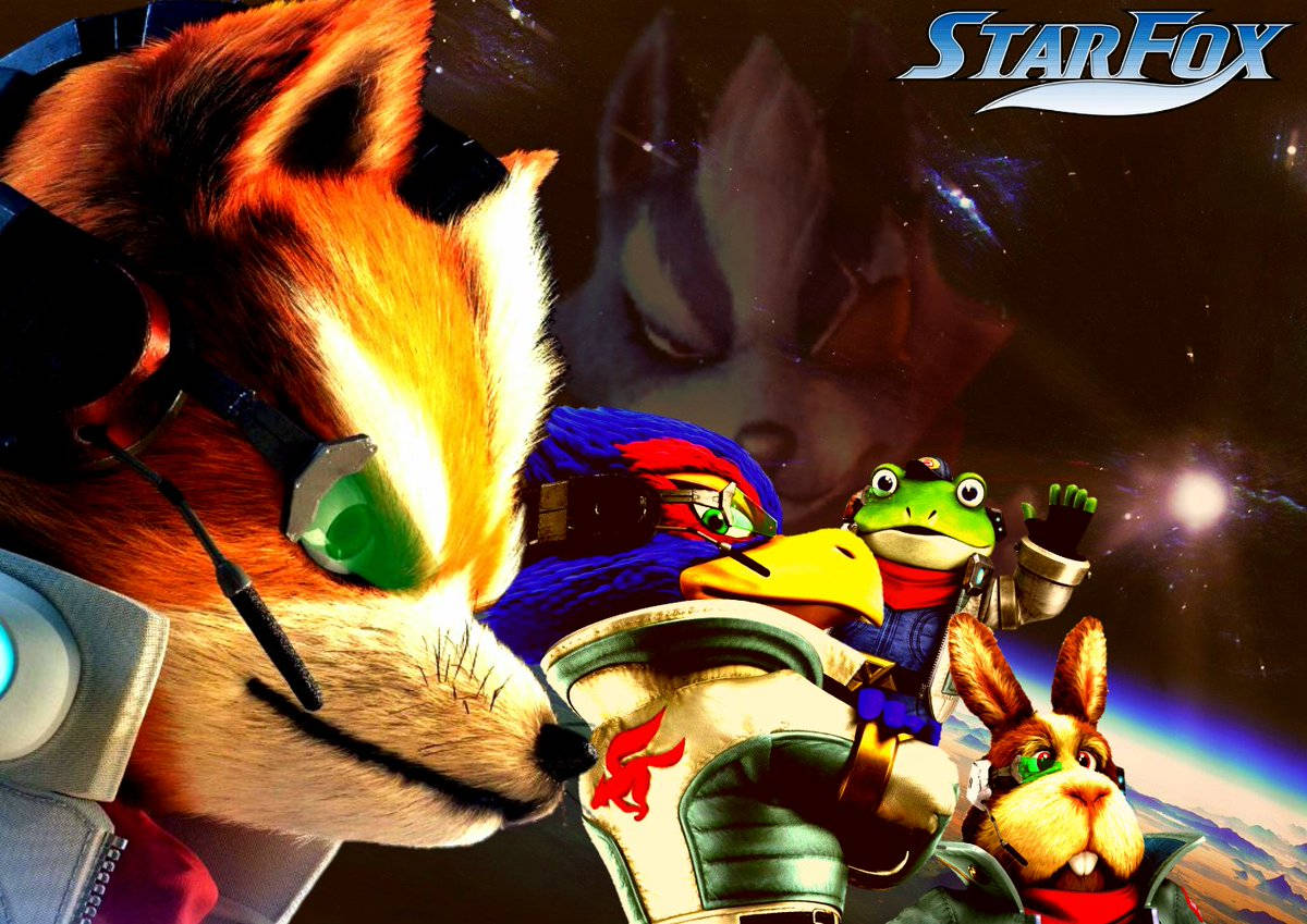 Star Fox Side View Characters Wallpaper