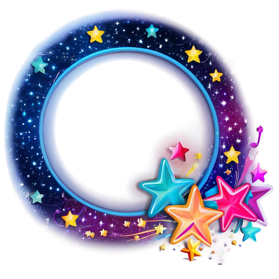Star Frame Border Png 06262024 PNG