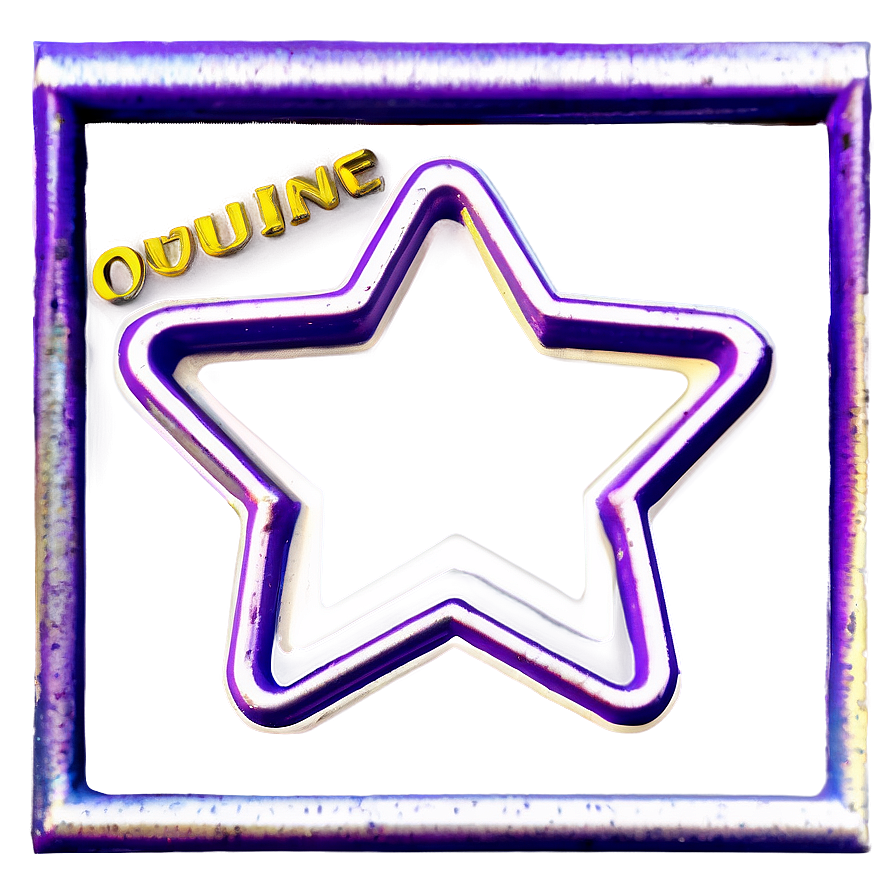 Star Frame Outline Png 05252024 PNG