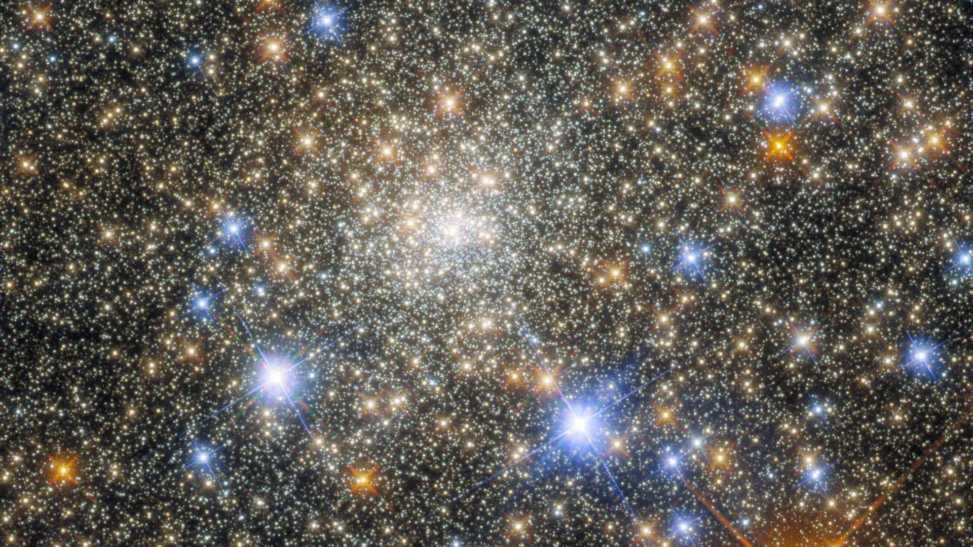 Stjerner Glitrer I Galaxy Astronomi Scene Wallpaper