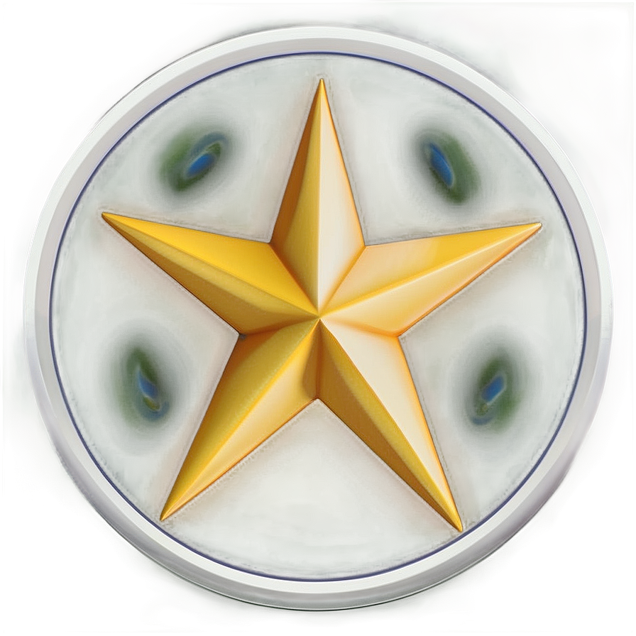 Star Inside Circle Symbol Png Gkf69 PNG