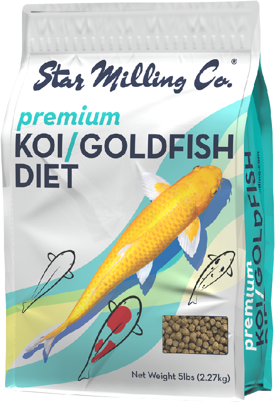 Star Milling Co Premium Koi Goldfish Diet Bag PNG