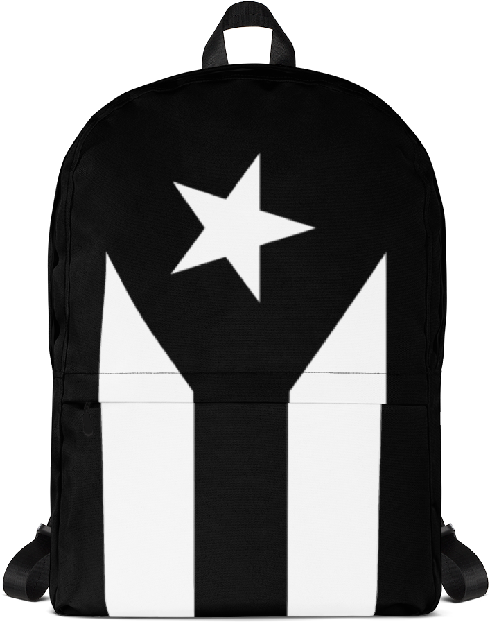 Star Pattern Backpack PNG