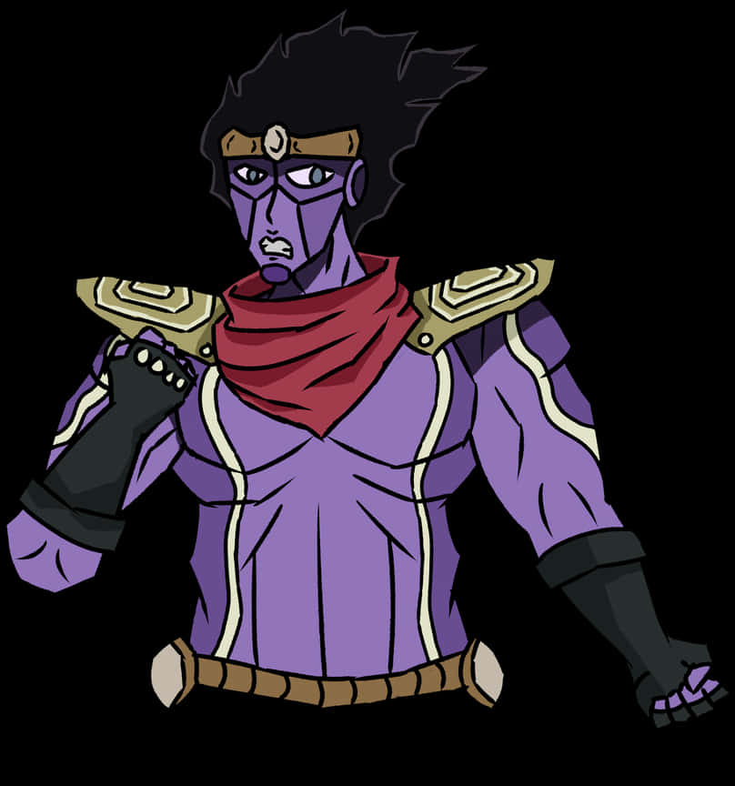 Star Platinum Anime Character PNG