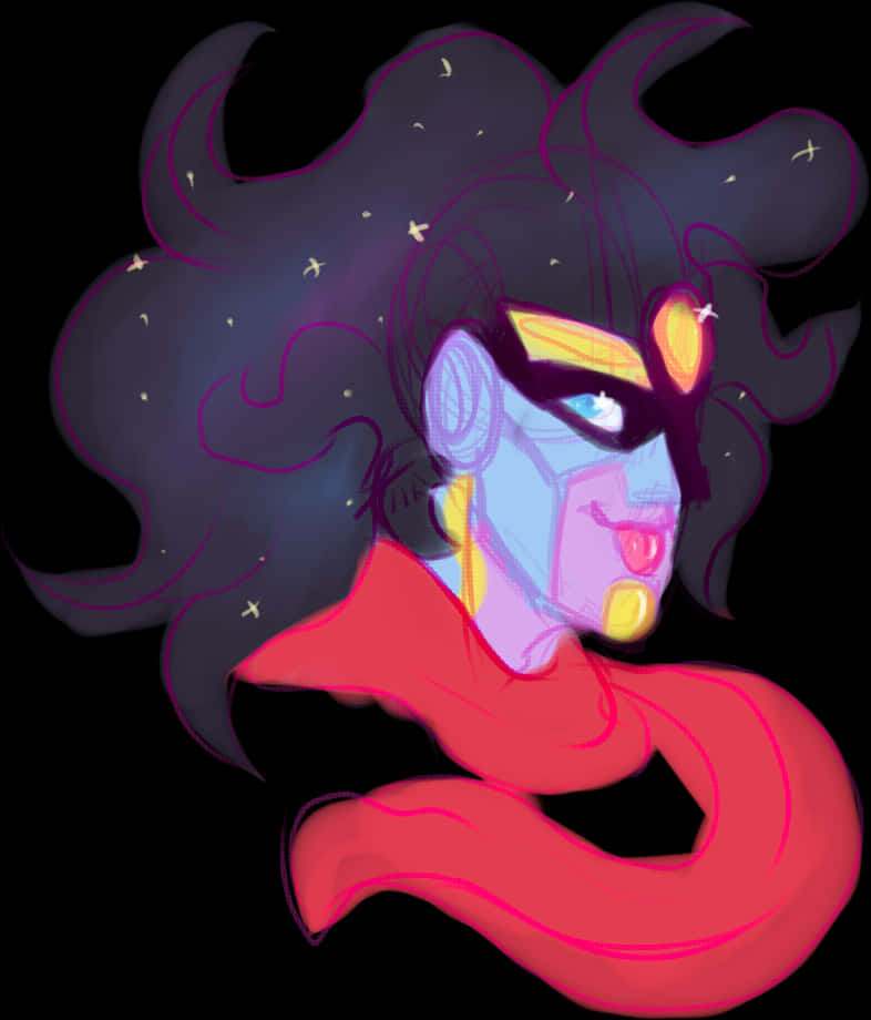 Star Platinum Cosmic Aura PNG