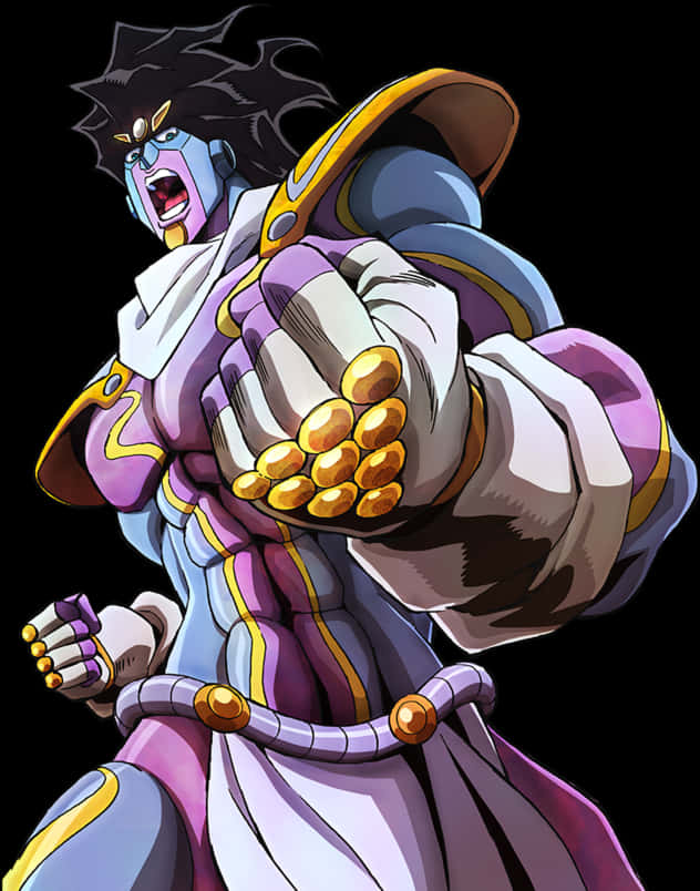 Star Platinum Jo Jos Bizarre Adventure PNG