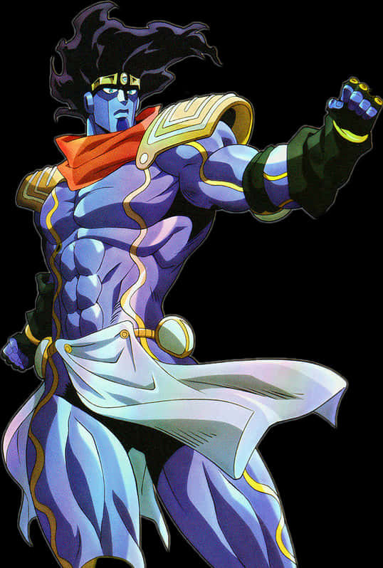 Star Platinum Power Pose PNG