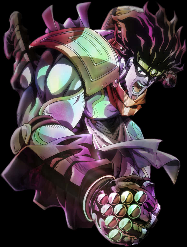 Star Platinum Power Pose PNG