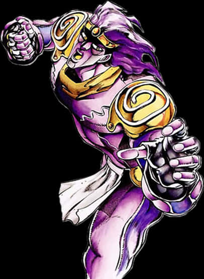 Star Platinum Power Pose PNG