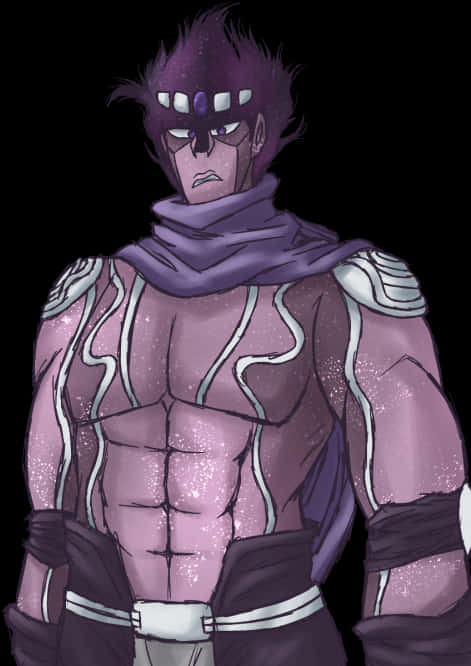 Star Platinum Standing Pose PNG