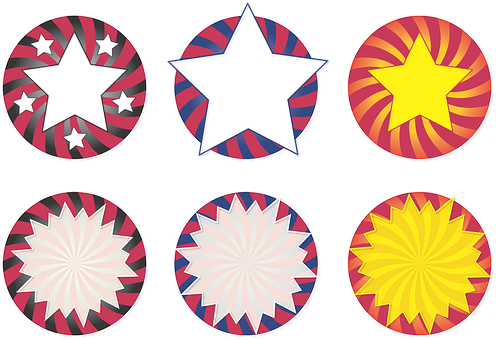 Star Seal Designs Collection PNG