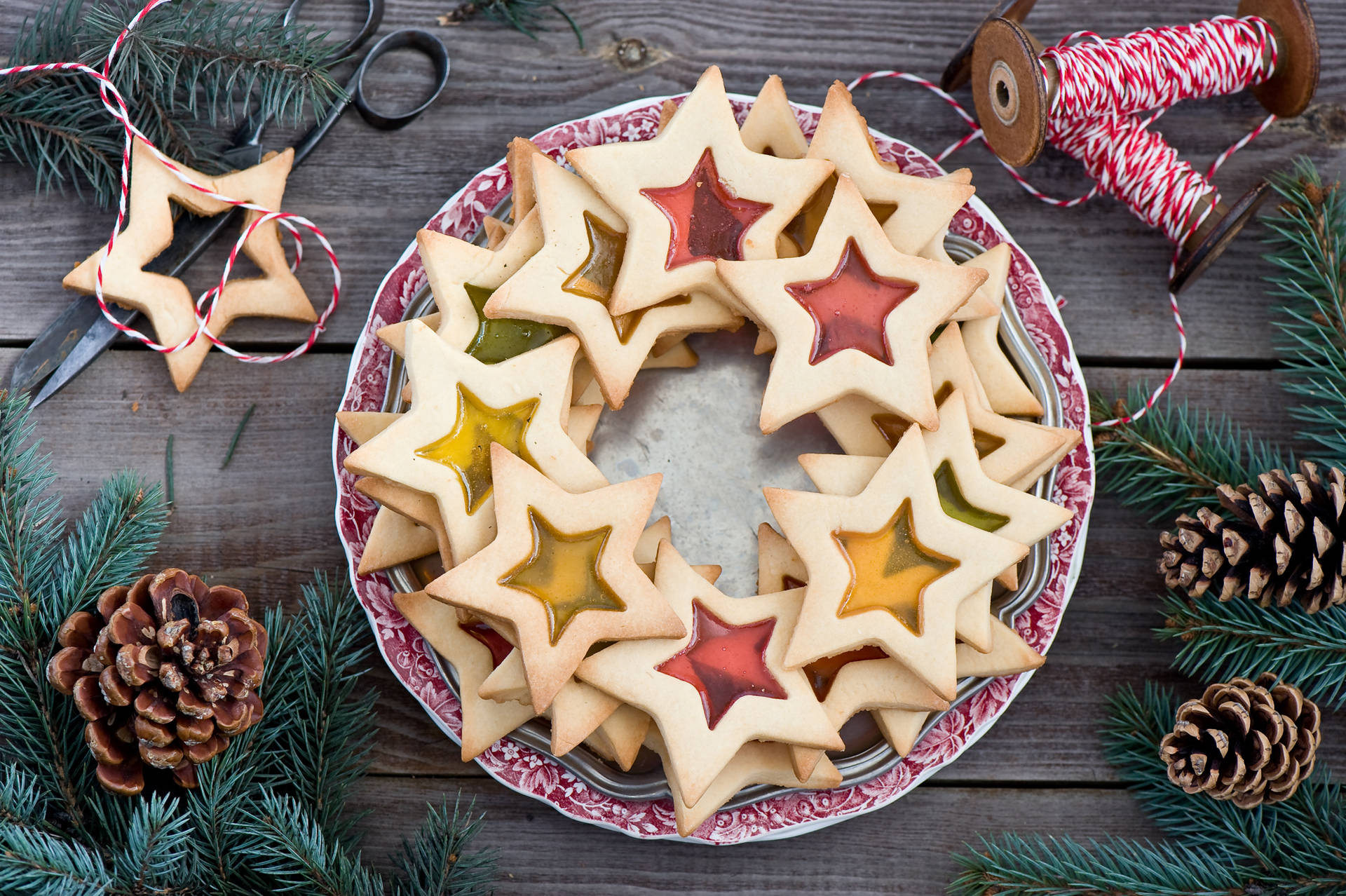 Star-shaped Cookies Wallpaper