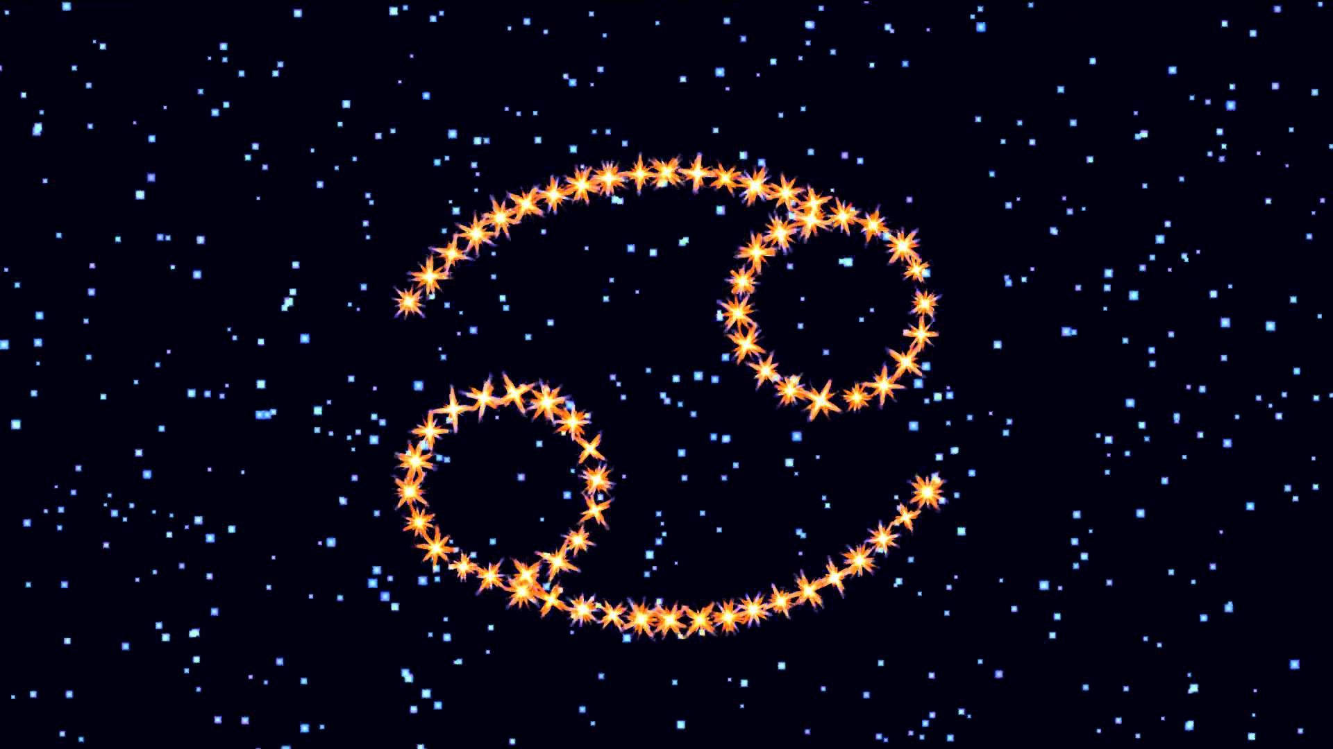 Ilustraciónde La Constelación Del Signo Zodiacal Cáncer Fondo de pantalla