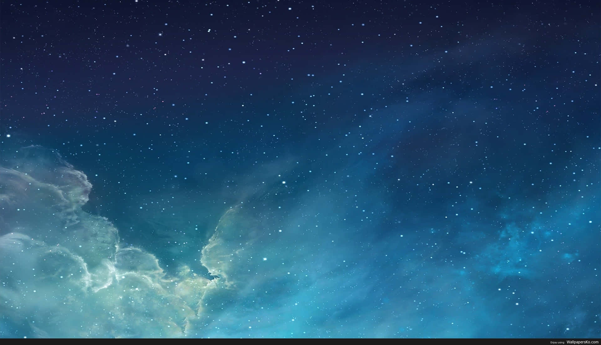 “A picturesque night sky, aglow with thousands of stars” Wallpaper