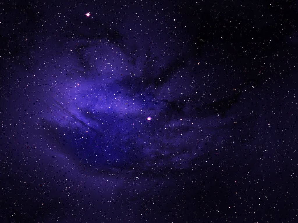 Stars In Violet Space Wallpaper