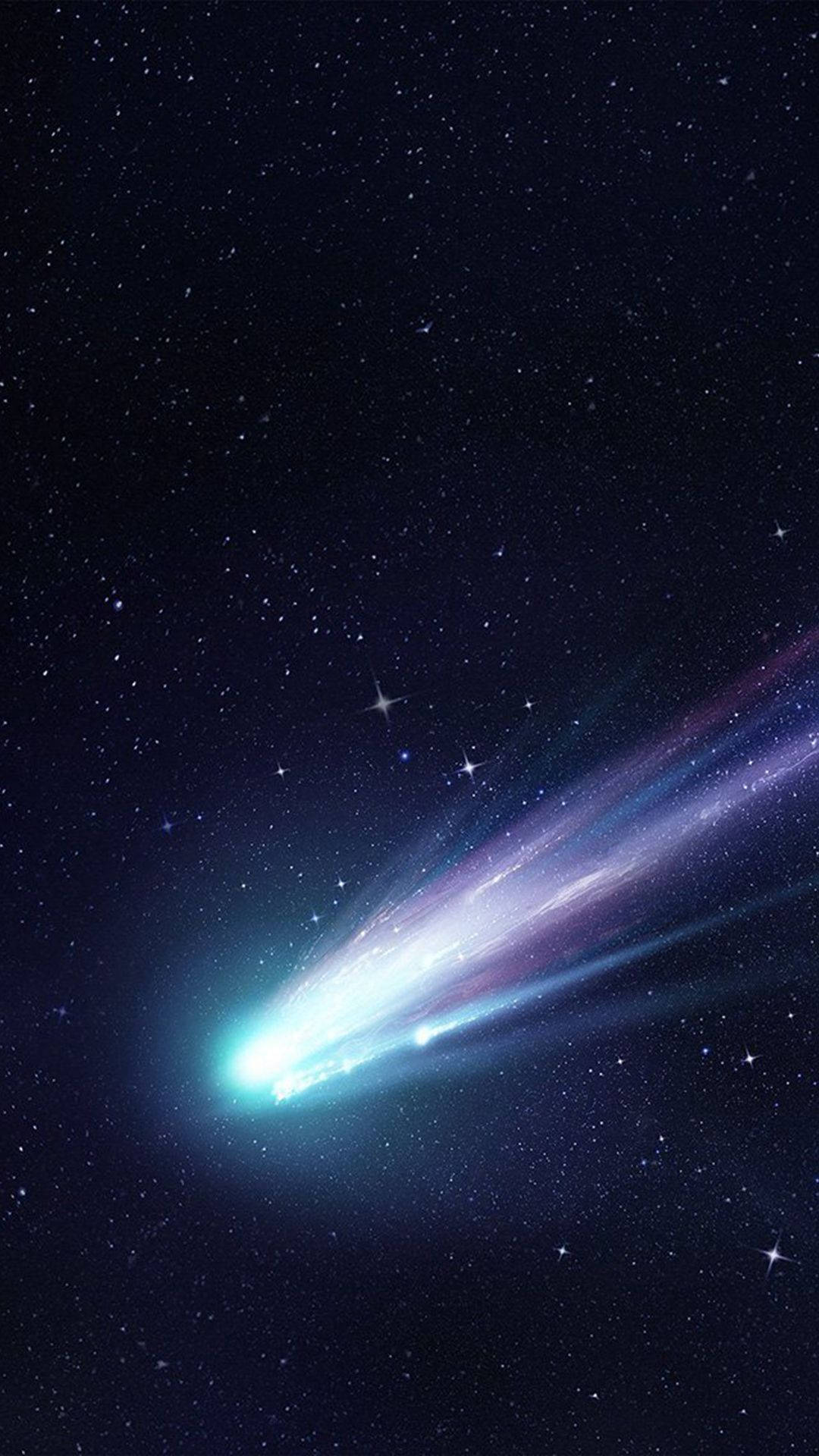 Shooting Star From Space Wallpaper