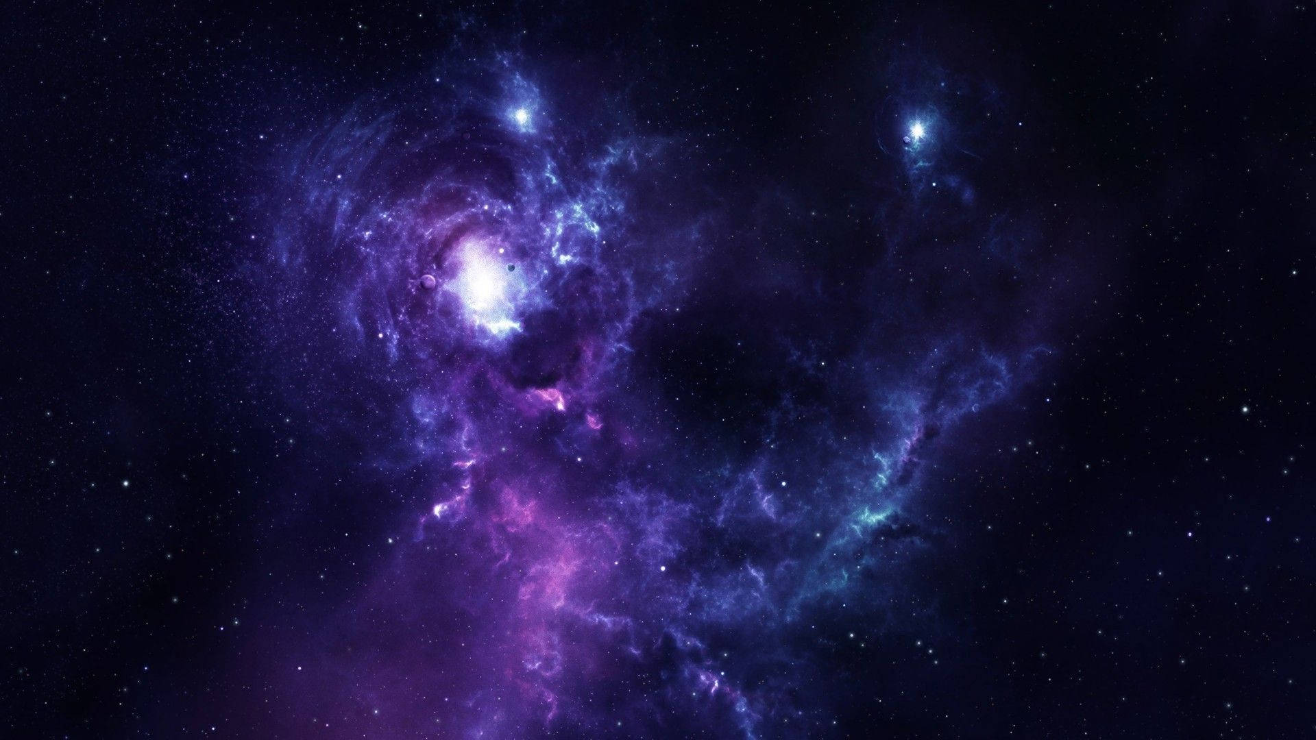 Estrellasespacio Violeta Fondo de pantalla