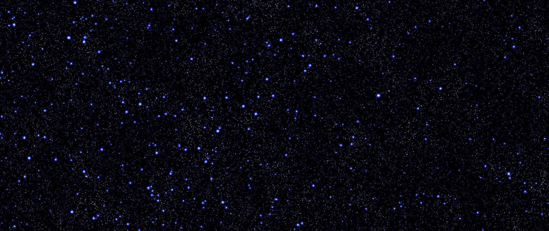 Blue Stars Space Wallpaper