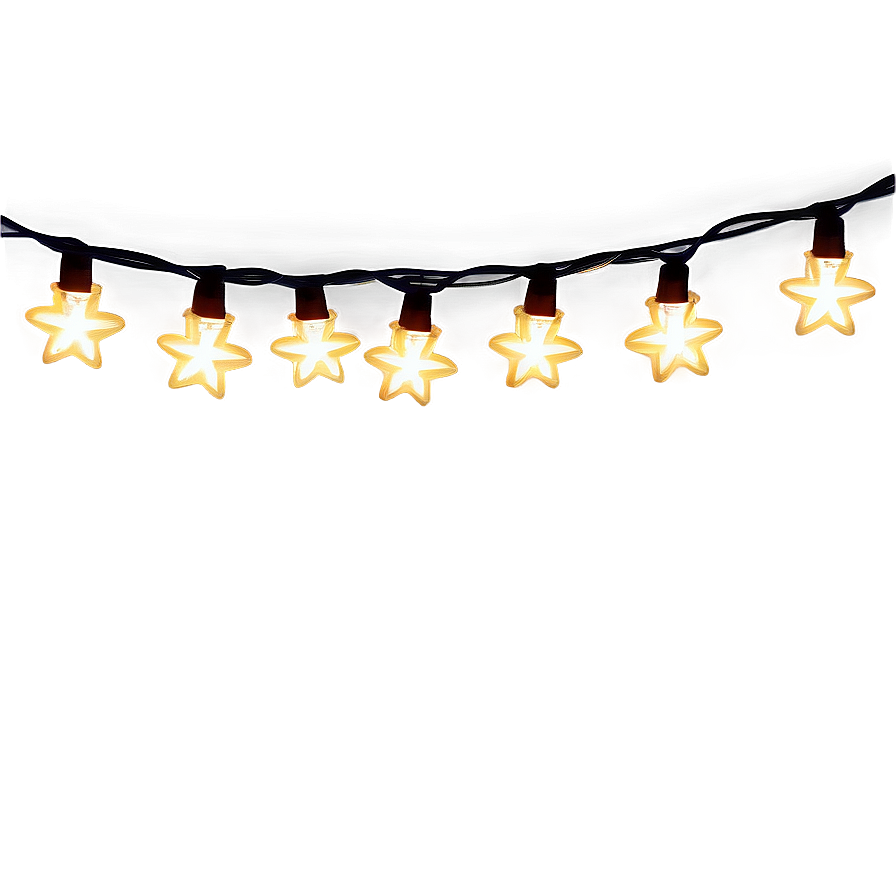 Star String Lights Png Eum PNG