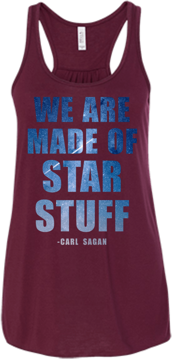 Star Stuff Tank Top Carl Sagan Quote PNG
