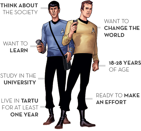 Star Trek Characters Youth Inspiration PNG