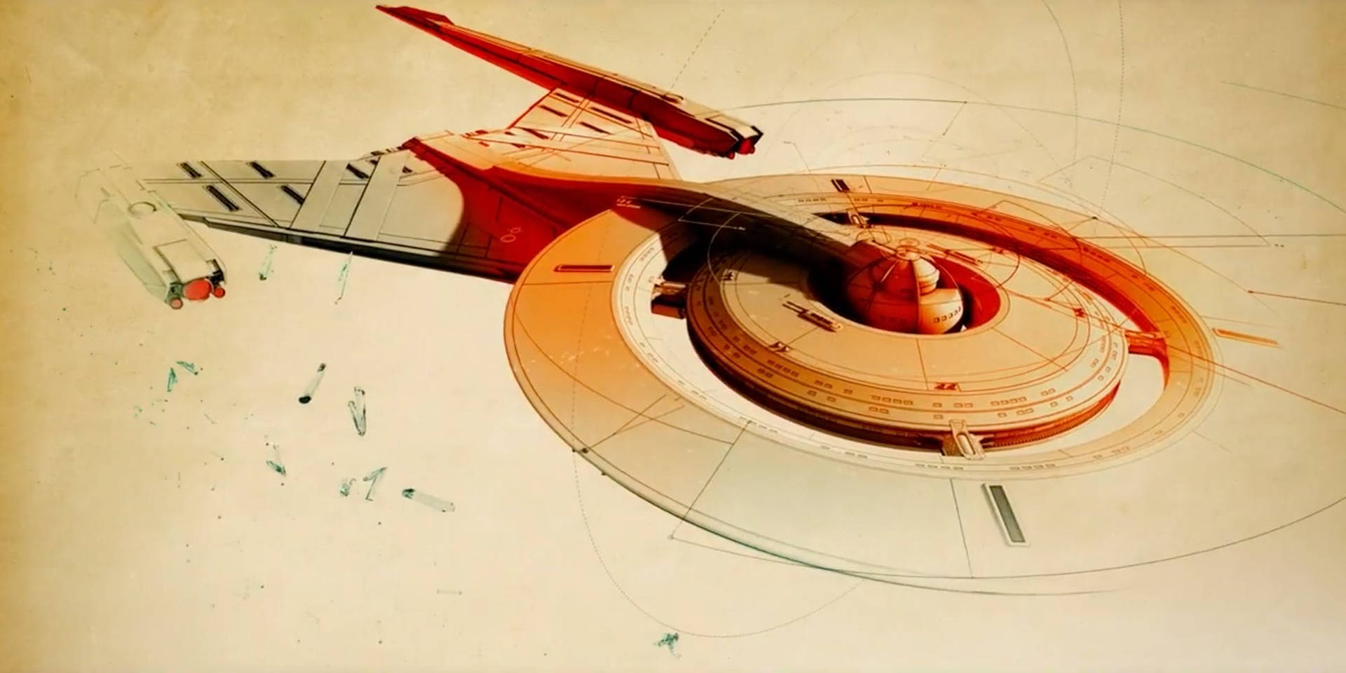 Star Trek Discovery Konceptkunst Wallpaper