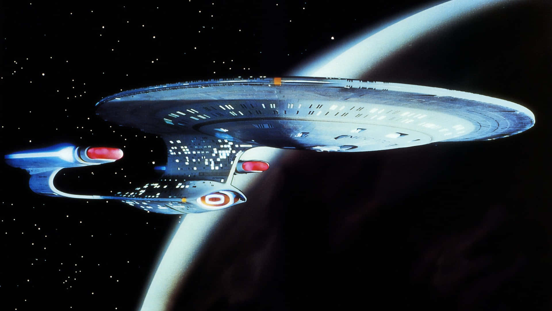 !Star Trek Enterprise drister sig til steder, ingen før har været! Wallpaper