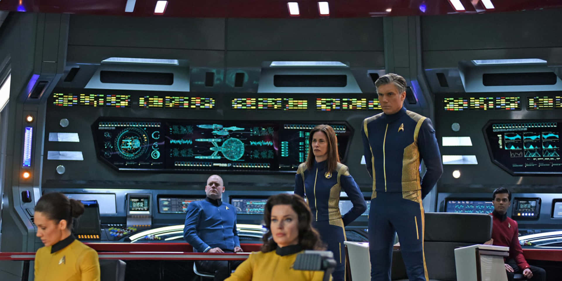 Star Trek Enterprise Bridge Strange New Worlds Still Background